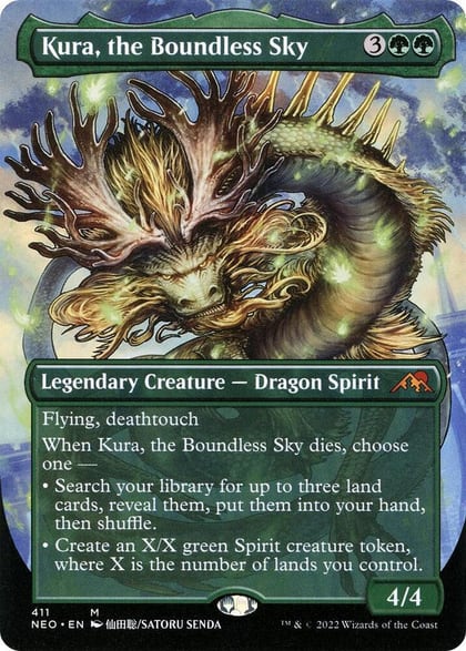 Kura, the Boundless Sky (Borderless), Kamigawa: Neon Dynasty 411