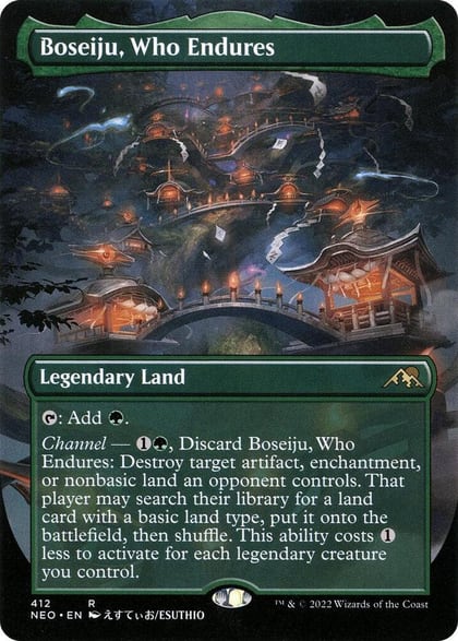 Boseiju, Who Endures (Borderless), Kamigawa: Neon Dynasty 412