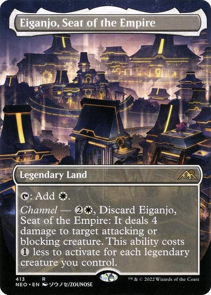 Eiganjo, Seat of the Empire (Borderless), Kamigawa: Neon Dynasty 413