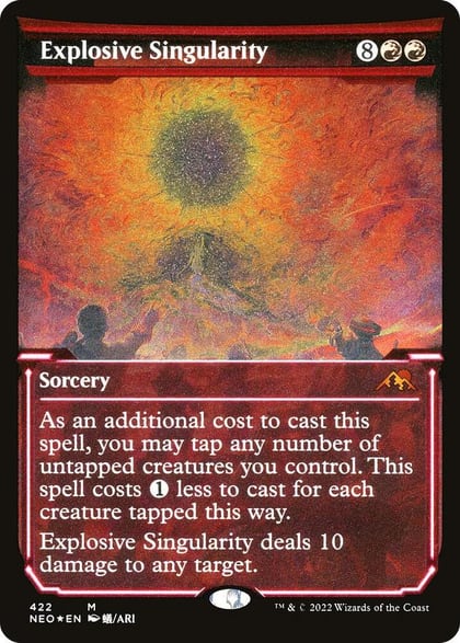 Explosive Singularity (Showcase) (Foil Etched), Kamigawa: Neon Dynasty 422