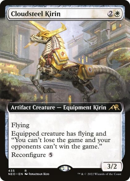 Cloudsteel Kirin (Extended Art), Kamigawa: Neon Dynasty 435