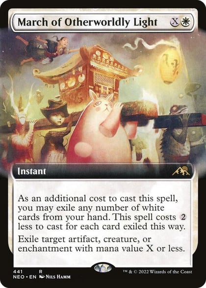 March of Otherworldly Light (Extended Art), Kamigawa: Neon Dynasty 441