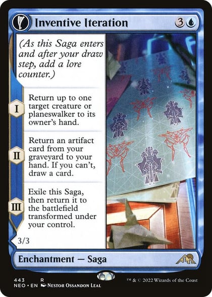 Inventive Iteration (Extended Art), Kamigawa: Neon Dynasty 443