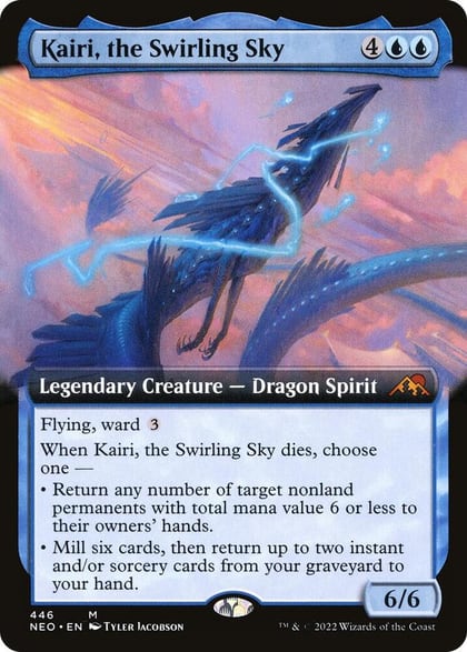 Kairi, the Swirling Sky (Extended Art), Kamigawa: Neon Dynasty 446