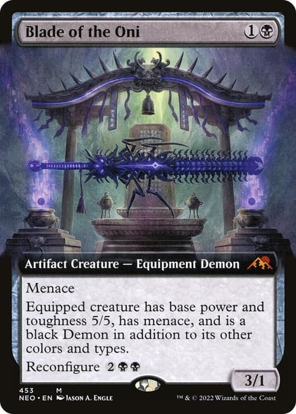 Blade of the Oni (Extended Art), Kamigawa: Neon Dynasty 453