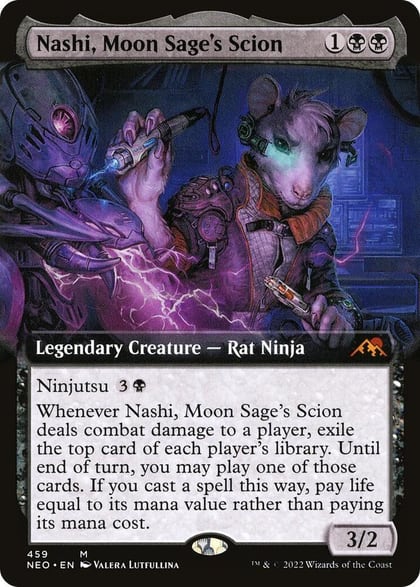 Nashi, Moon Sage's Scion (Extended Art), Kamigawa: Neon Dynasty 459