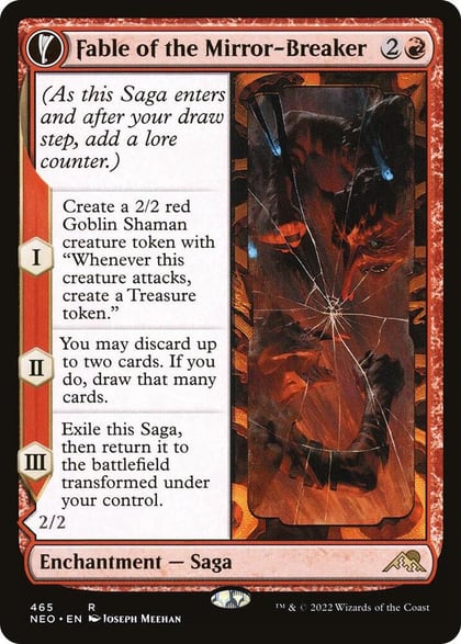 Fable of the Mirror-Breaker (Extended Art), Kamigawa: Neon Dynasty 465
