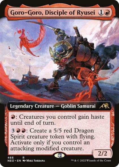 Goro-Goro, Disciple of Ryusei (Extended Art), Kamigawa: Neon Dynasty 466
