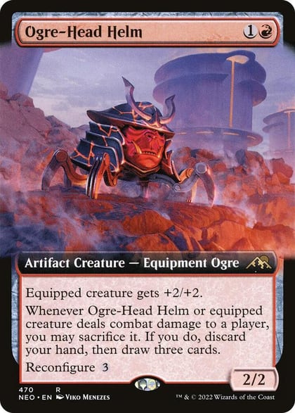 Ogre-Head Helm (Extended Art), Kamigawa: Neon Dynasty 470