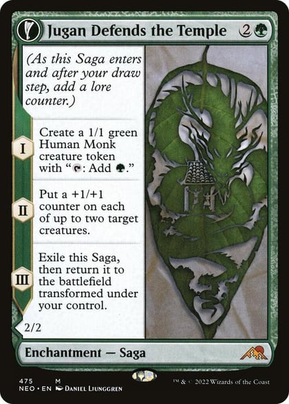 Jugan Defends the Temple (Extended Art), Kamigawa: Neon Dynasty 475