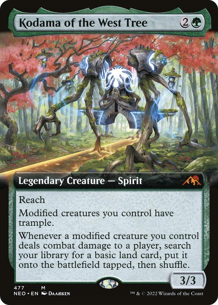 Kodama of the West Tree (Extended Art), Kamigawa: Neon Dynasty 477