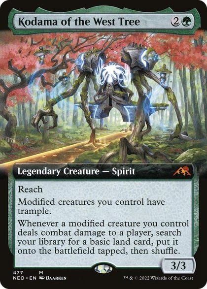 Kodama of the West Tree (Extended Art), Kamigawa: Neon Dynasty 477