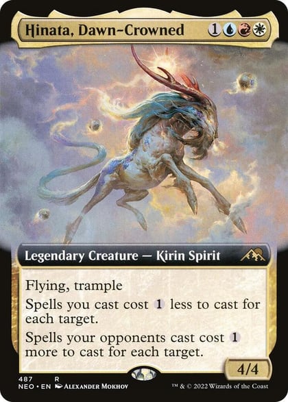Hinata, Dawn-Crowned (Extended Art), Kamigawa: Neon Dynasty 487
