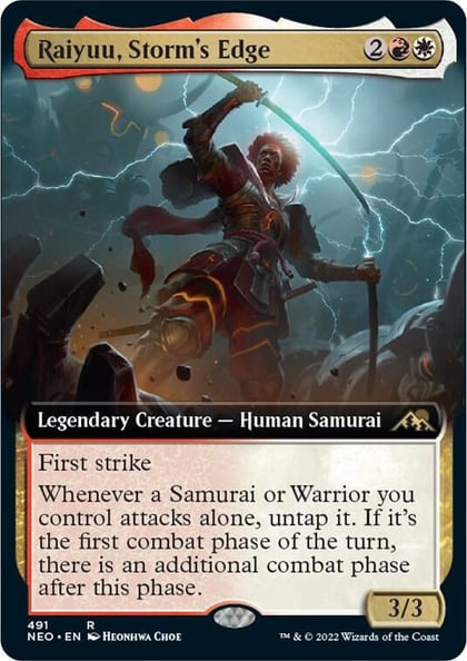 Raiyuu, Storm's Edge (Extended Art), Kamigawa: Neon Dynasty 491