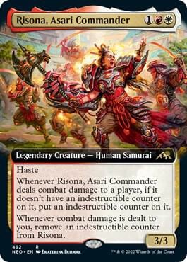 Risona, Asari Commander (Extended Art), Kamigawa: Neon Dynasty 492