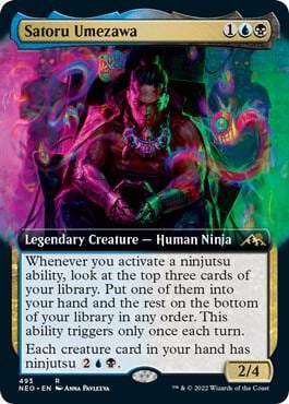 Satoru Umezawa (Extended Art), Kamigawa: Neon Dynasty 493