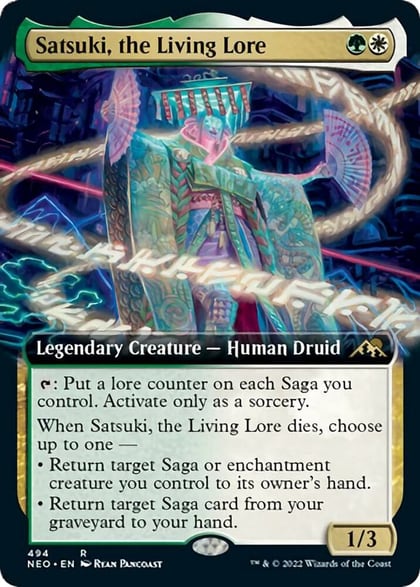 Satsuki, the Living Lore (Extended Art), Kamigawa: Neon Dynasty 494