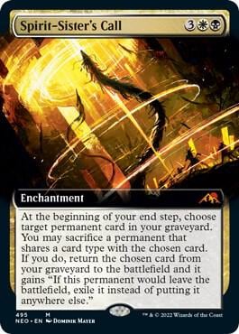 Spirit-Sister's Call (Extended Art), Kamigawa: Neon Dynasty 495