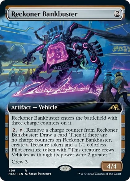 Reckoner Bankbuster (Extended Art), Kamigawa: Neon Dynasty 499