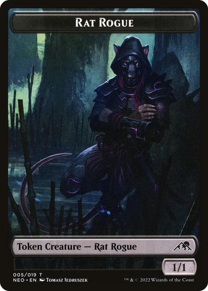 Rat Rogue Token, Kamigawa: Neon Dynasty 5