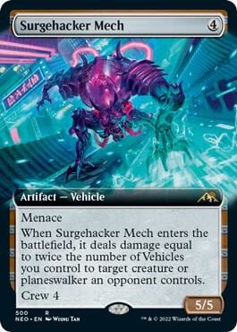 Surgehacker Mech (Extended Art), Kamigawa: Neon Dynasty 500