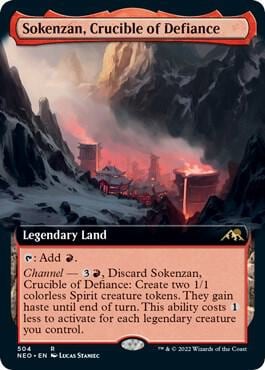 Sokenzan, Crucible of Defiance (Extended Art), Kamigawa: Neon Dynasty 504