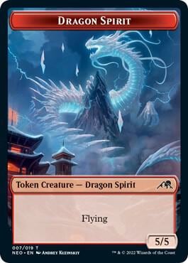 Dragon Spirit Token, Kamigawa: Neon Dynasty 7