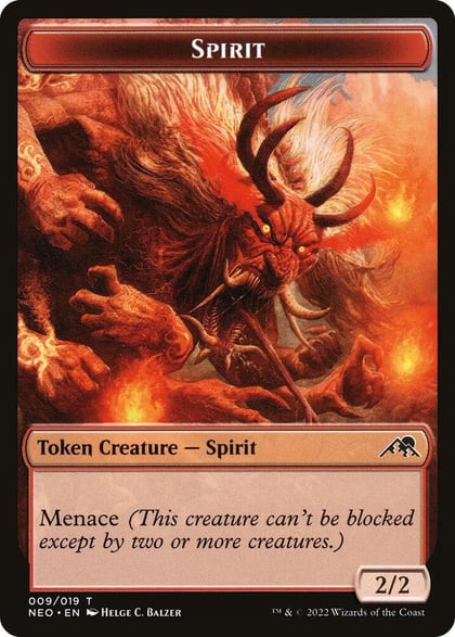 Spirit Token (009), Kamigawa: Neon Dynasty 9