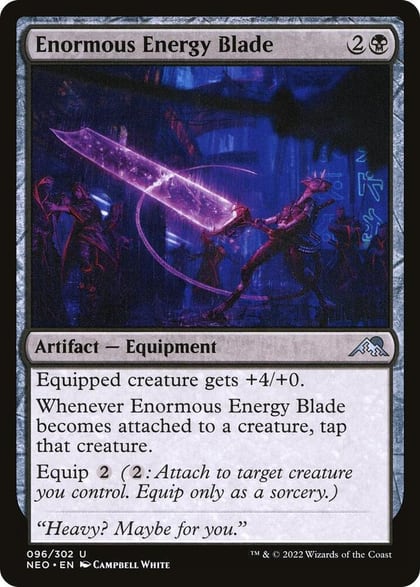 Enormous Energy Blade, Kamigawa: Neon Dynasty 96