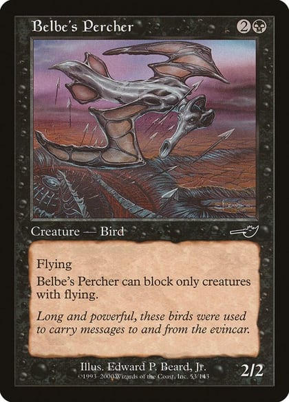 Belbe's Percher, Nemesis 53
