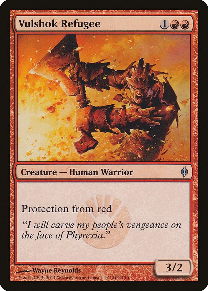 Vulshok Refugee, New Phyrexia 101