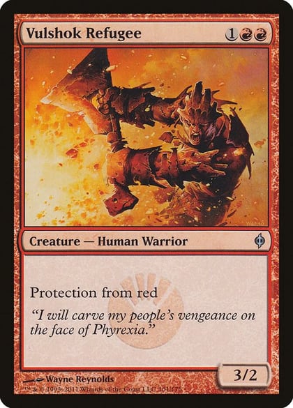 Vulshok Refugee, New Phyrexia 101