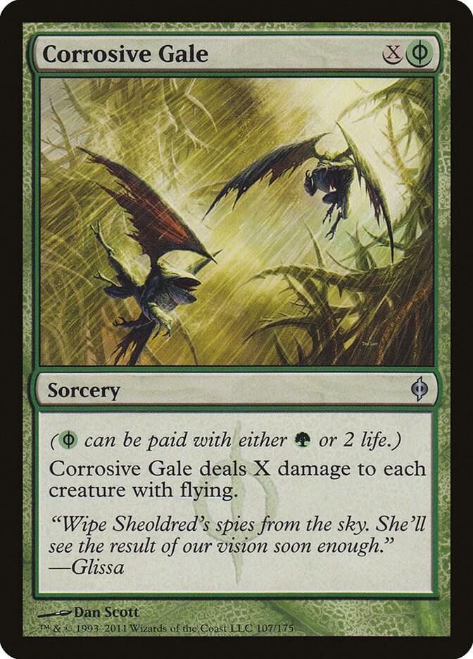 Corrosive Gale, New Phyrexia 107