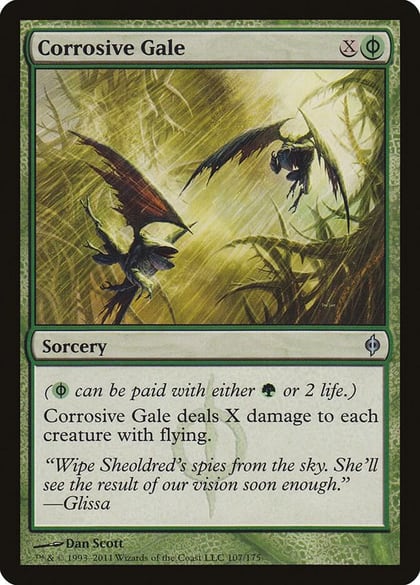 Corrosive Gale, New Phyrexia 107