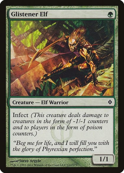 Glistener Elf, New Phyrexia 111