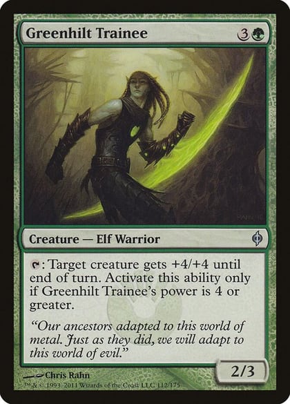 Greenhilt Trainee, New Phyrexia 112