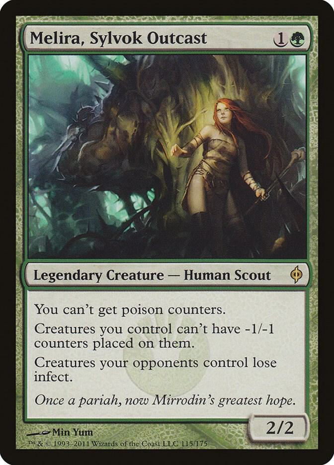 Melira, Sylvok Outcast, New Phyrexia 115