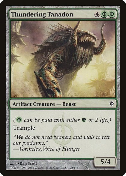 Thundering Tanadon, New Phyrexia 122
