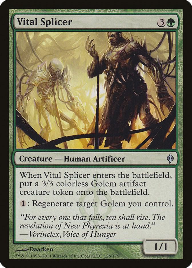 Vital Splicer, New Phyrexia 126