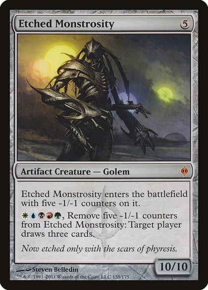 Etched Monstrosity, New Phyrexia 135
