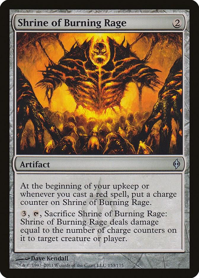 Shrine of Burning Rage, New Phyrexia 153