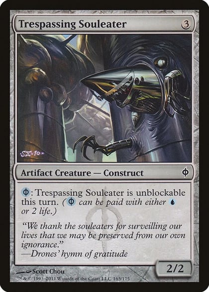 Trespassing Souleater, New Phyrexia 163