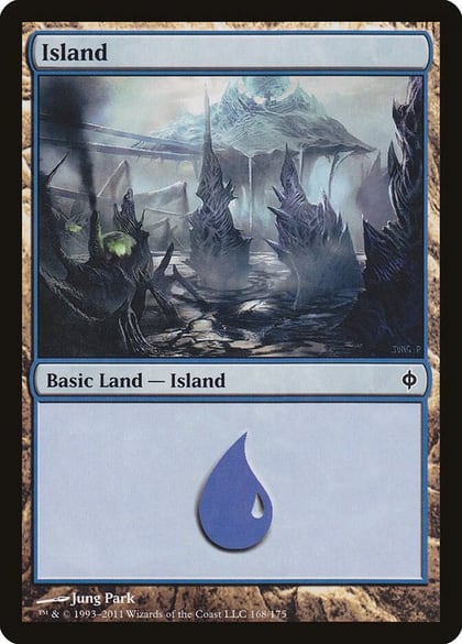 Island (168), New Phyrexia 168