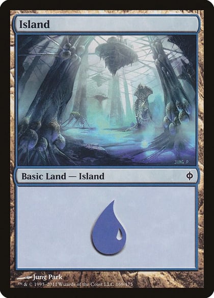 Island (169), New Phyrexia 169