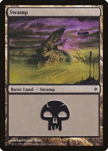 Swamp (170), New Phyrexia 170