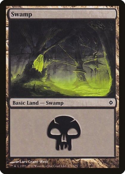 Swamp (171), New Phyrexia 171