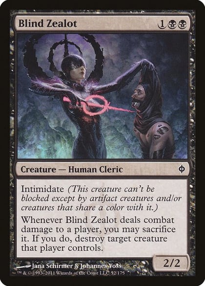 Blind Zealot, New Phyrexia 52