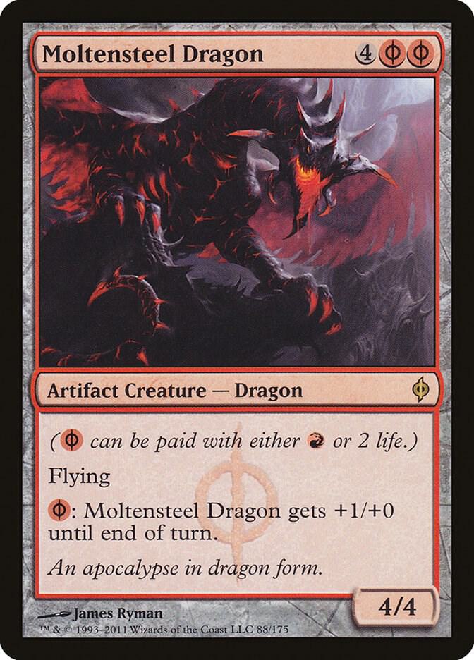 Moltensteel Dragon, New Phyrexia 88