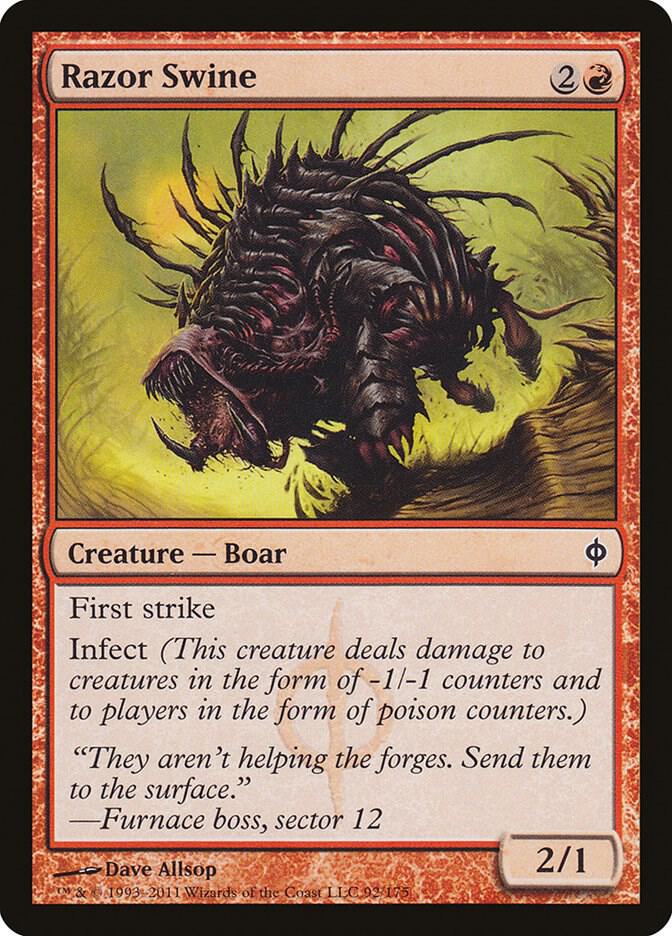 Razor Swine, New Phyrexia 92