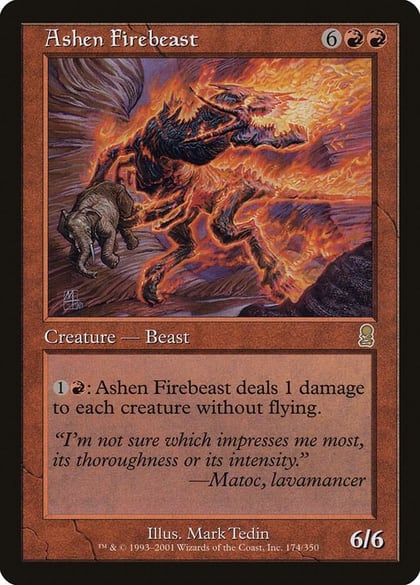Ashen Firebeast, Odyssey 174